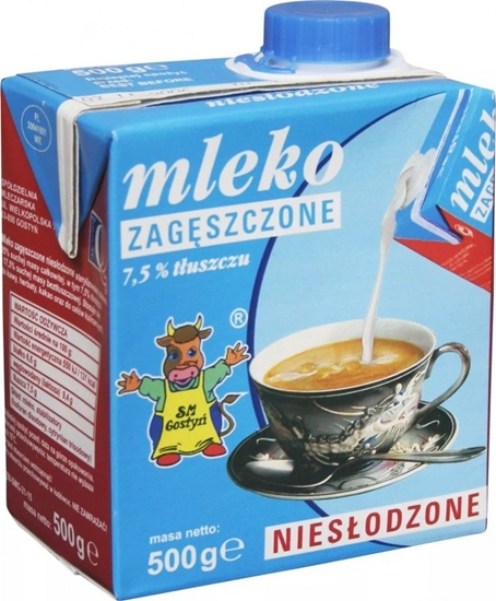 Picture of Gosty Mleko GOSTY, zagszczone, niesodzone, 0,5 l