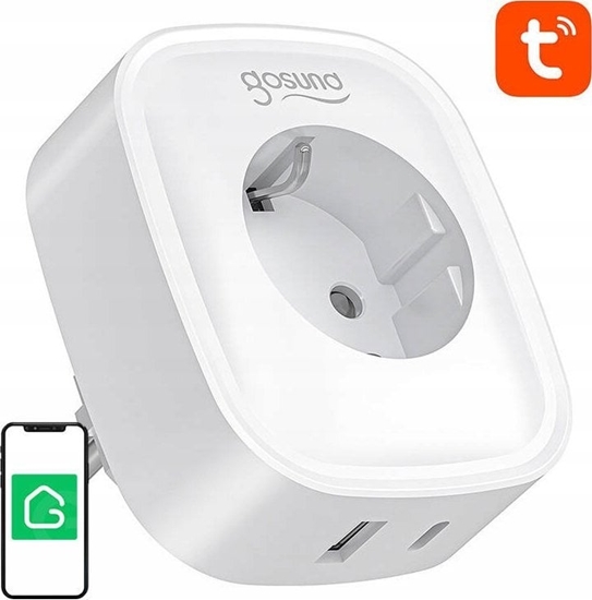 Picture of Gosund Gosund SP6 16A USB-C 20W Tuya smart WiFi/Bluetooth socket
