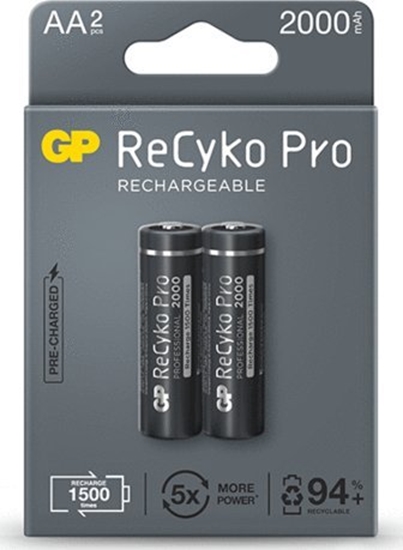 Picture of GP GP 2 X AKUMULATORKI AA / R6 GP RECYKO PRO NI-MH 2000MAH 210AAHCB-5EB2