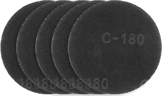Picture of Graphite Siatka cierna do gipsu na rzep 180 mm, K180, 5szt do szlifierki 59G263