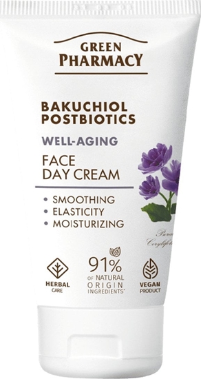 Picture of Green Pharmacy Krem do twarzy na dzie Bakuchiol + postbiotyki 50ml