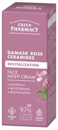 Изображение Green Pharmacy Krem do twarzy na Noc Róa Damasceska i Ceramidy 50ml