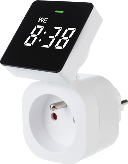 Picture of GreenBlue Wcznik czasowy - timer cyfrowy GreenBlue,  max. obcienie 16A, IP20, GB610 E