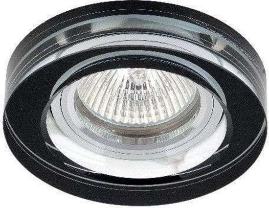 Picture of GREENLUX Faroform Crystal Black-R FF002011.0 oczko halogenowe MR16 1x50W GU5,3, transparentny/czarny