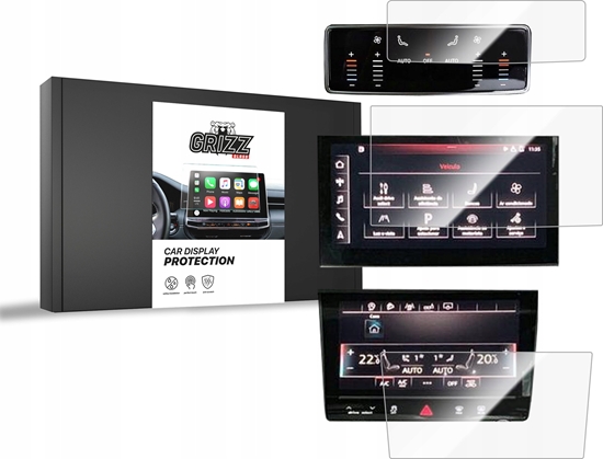 Изображение GrizzGlass Folia ceramiczna GrizzGlass CarDisplay Protection do Audi Q7 2019-2024 [3w1]