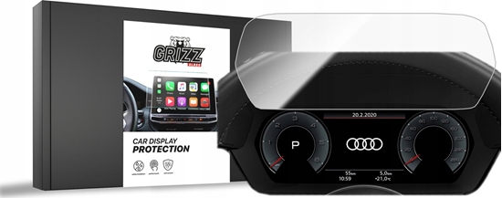 Изображение GrizzGlass Folia ceramiczna GrizzGlass CarDisplay Protection do Audi RS3 8Y Virtual Cockpit Plus 12,3" 2020