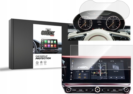 Изображение GrizzGlass Folia ceramiczna GrizzGlass CarDisplay Protection do Bentley Continental Flying Spur 2019 [2w1]