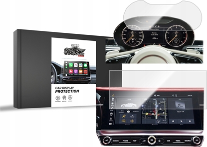 Изображение GrizzGlass Folia ceramiczna GrizzGlass CarDisplay Protection do Bentley Continental GT 2018 [2w1]