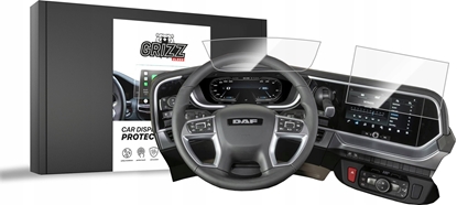 Изображение GrizzGlass Folia ceramiczna GrizzGlass CarDisplay Protection do DAF XD NGD [2w1]