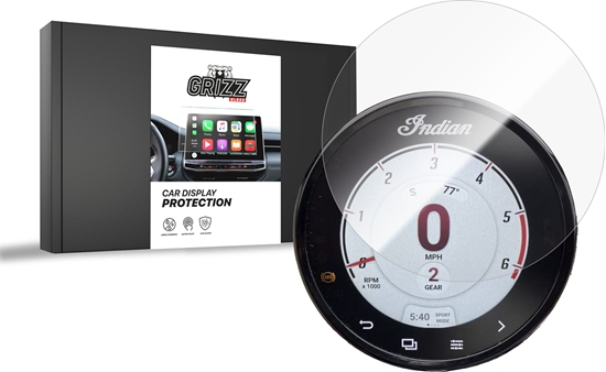 Изображение GrizzGlass Folia ceramiczna GrizzGlass CarDisplay Protection do Indian FTR R Carbon 4" 2022-2024