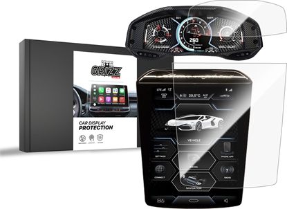 Изображение GrizzGlass Folia ceramiczna GrizzGlass CarDisplay Protection do Lamborghini Revuelto 2024 [2w1]