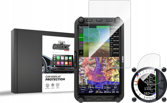 Изображение GrizzGlass Folia ceramiczna GrizzGlass CarDisplay Protection do LX9050 vario V8 [2w1]