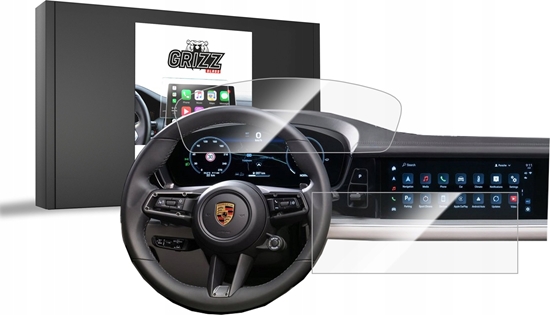 Изображение GrizzGlass Folia ceramiczna GrizzGlass CarDisplay Protection do Porsche Panamera 2024 [2w1]