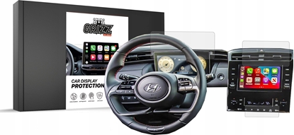 Изображение GrizzGlass Folia matowa GrizzGlass CarDisplay Protection do Hyundai Tucson 8 cali (zestaw)