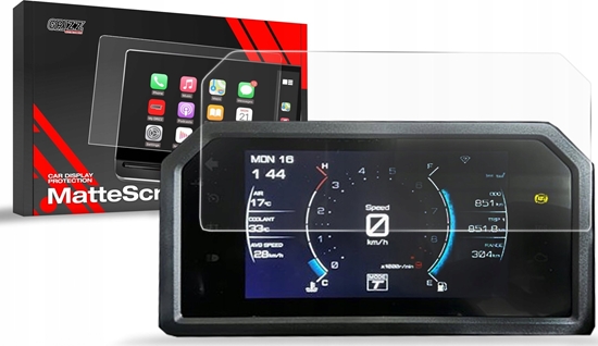 Изображение Etui do nawigacji GrizzGlass Folia matowa CarDisplay Protection do Yamaha TMAX 7" 2024