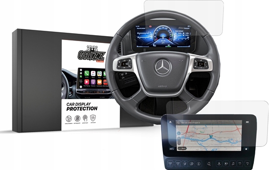 Picture of GrizzGlass Folia matowa GrizzGlass CarDisplay Protection do Mercedes Actros 2018 [2w1]