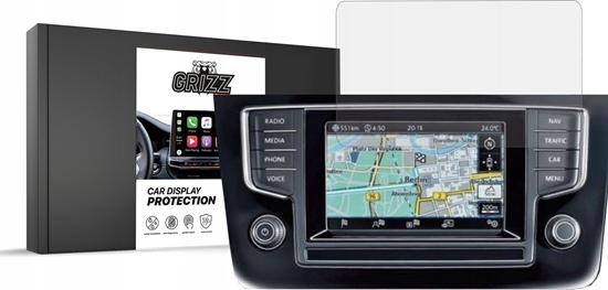 Изображение GrizzGlass Folia matowa GrizzGlass CarDisplay Protection do Volkswagen Golf 6 Discover Media 1 gen.