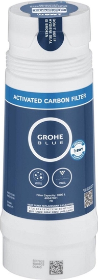 Изображение Grohe Blue - Filtr z wglem aktywnym, do wody o twardoci poniej 9st. dKH, (40547001)