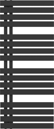 Attēls no Grzejnik azienkowy Instal-Projekt Grzejnik POP STAR 50/120 black mat C31 pod. dolne 50