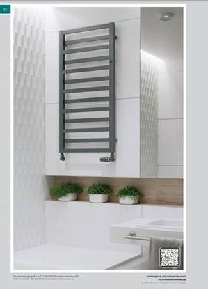 Picture of Grzejnik azienkowy Instal-Projekt PPY-50/100 ( Kolor: C12 Graphite )