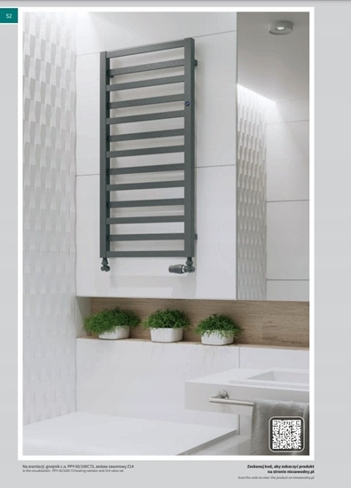 Picture of Grzejnik azienkowy Instal-Projekt PPY-50/100 ( Kolor: C12 Graphite )