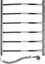 Изображение Grzejnik azienkowy Navin Electric towel dryer Navin Camelia 480x600, chrome, 10-007120-4860, (cable on the left)