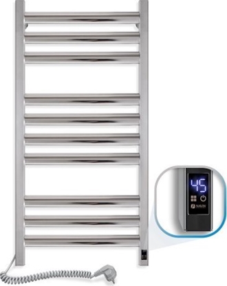 Attēls no Grzejnik azienkowy Navin Electric towel dryer Navin Ellipse 500*1000 Sensor left with timer 10-045153-5010