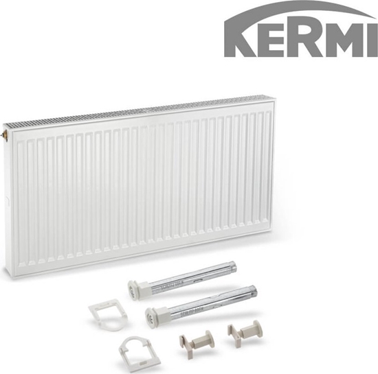 Picture of Grzejnik KERMI V 33/300/600  lewy Z ZAWIESZENIAMI 629WGrzejniki stalowe V33