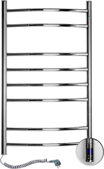 Picture of Grzejnik azienkowy Navin Electric towel dryer Navin Kamelia 480*800 Sensor with timer left stainless steel 10-007133-4880