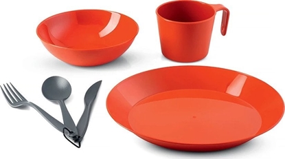 Attēls no GSI Outdoors Cascadian 1 Person Table Set,Terracotta