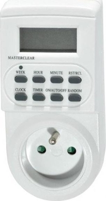 Изображение GTV Programator czasowy elektroniczny 7 dniowy 24h PC-ELE724-00