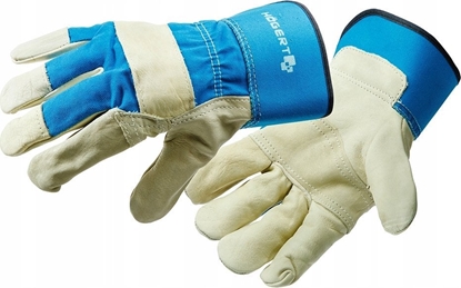 Picture of GTV Rkawice ochronne GTV Hoegert HT5K460 ELBE skórzane 9 niebieskie