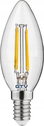Picture of GTV ródo wiata LED, FILAMENT, C35, 4000K, E14, 4W, 440Im, LD-C35FL4-40