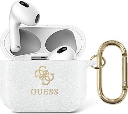 Picture of Guess Etui ochronne GUA3UCG4GT Transparent Glitter Collection do AirPods 3 biae