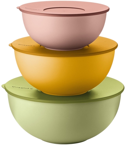 Изображение Guzzini EVERYWHERE BIO - Set 3 Schüsseln mit Deckel Assorted c.