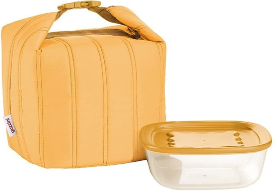 Picture of Guzzini Small Thermal Bag and Airtight Cont.Set Mango yellow