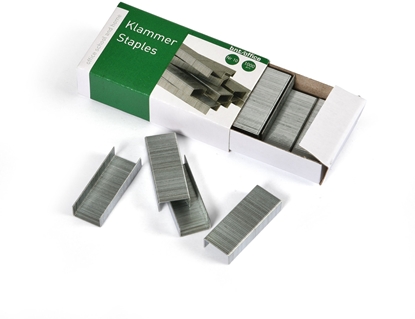 Attēls no Hæfteklammer bnt/Office nr.10 op t/10ark galvaniserede 1000stk/pak - (1000 x 5 pakker)