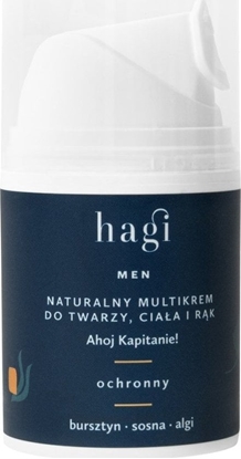 Изображение Hagi Hagi, Ahoj Kapitanie, Naturalny Multikrem ochronny do twarzy, ciaa i rk, 50ml