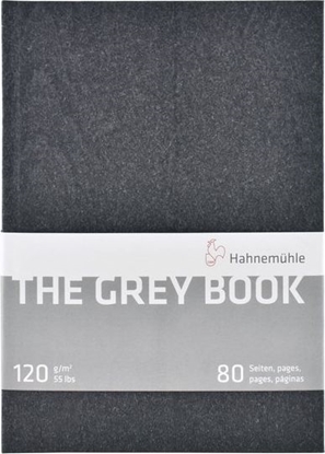 Picture of Hahnemühle HAHNEMUHLE THE GREY BOOK - szkicownik z szarymi kartkami 120g 40 ark. A5 uniw