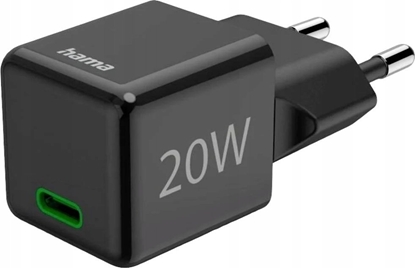 Изображение Hama 00201984 adowarka do urzdze przenonych Smartfon Czarny Prd przemienny Szybkie adowanie Wewntrzna