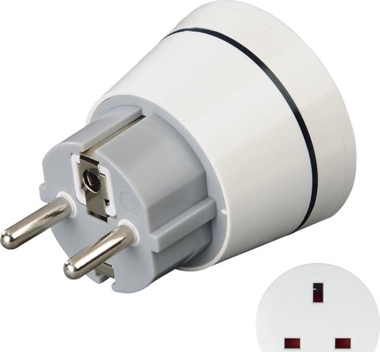Изображение Hama Adapter Podróny Core Gniazdo UK -> Wtyk EU