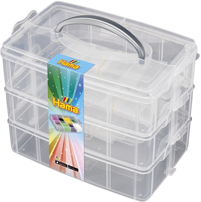 Picture of Hama Beads Hama Beads 6750, Storage box, Translucent, Rectangular, Monochromatic, Plastic, Plastic