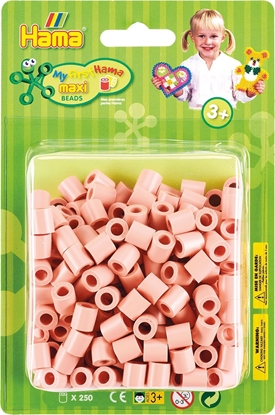 Picture of Hama Beads Hama maxi perler i blister 250stk. mat rosa