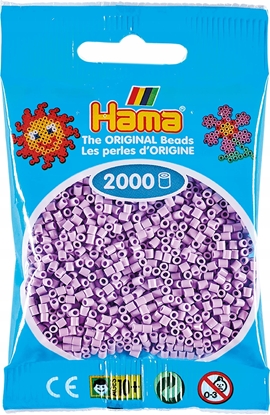 Picture of Hama Beads Hama mini perler pastel lilla