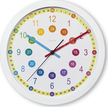 Изображение Hama ZEGAR CIENNY DZIECICY EASY LEARNING SAL 30 cm
