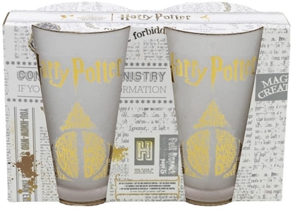 Attēls no Harry Potter - Zestaw dwóch szklanek w ozdobnym pudeku z kolekcji Golden Magic 490 ml