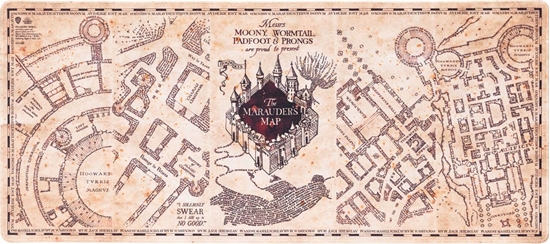 Picture of Harry Potter Harry Potter - Mata gamingowa / na biurko XXL  Mapa Huncwotów (80 x 35 cm)