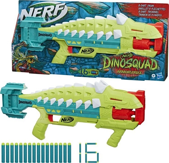 Изображение Hasbro Hasbro Nerf DinoSquad Armorstrike, Nerf Gun (light green/dark green)