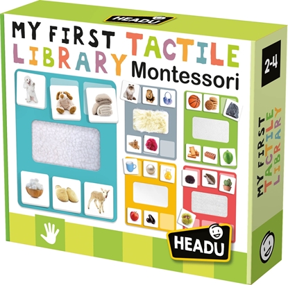Изображение Headu HEADU Montessori My First Tactile Library educative game