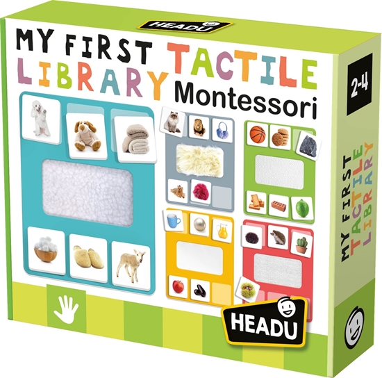 Изображение Headu HEADU Montessori My First Tactile Library educative game
